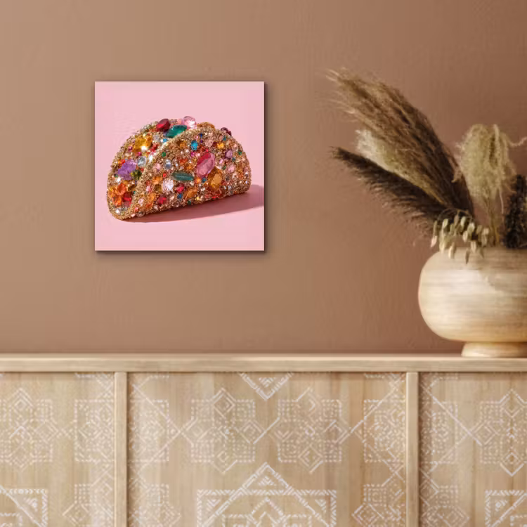 Taco - Kleurrijk - Edelstenen - Goud aluminium wit klein -sfeer4