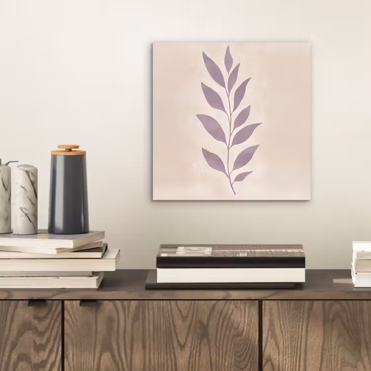 Tak - Bladeren - Minimalistisch - Beige aluminium wit klein -sfeer1
