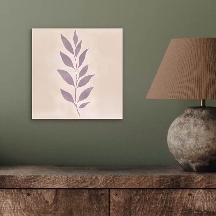 Tak - Bladeren - Minimalistisch - Beige aluminium wit klein -sfeer2