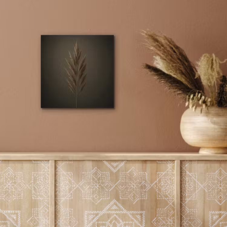 Tak - Pluimgras - Donkerbruin aluminium wit klein -sfeer4