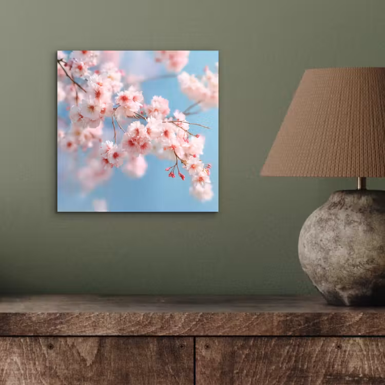 Takken - Bloesems - Roze aluminium wit klein -sfeer2