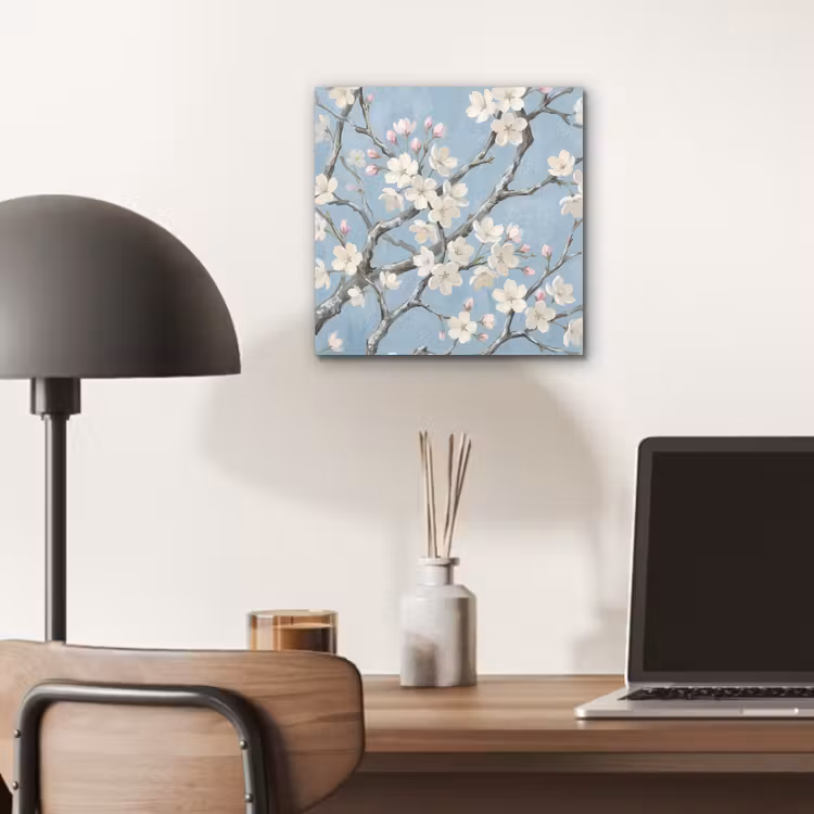 Takken - Kersenbloesem - Blauw aluminium wit klein -sfeer5