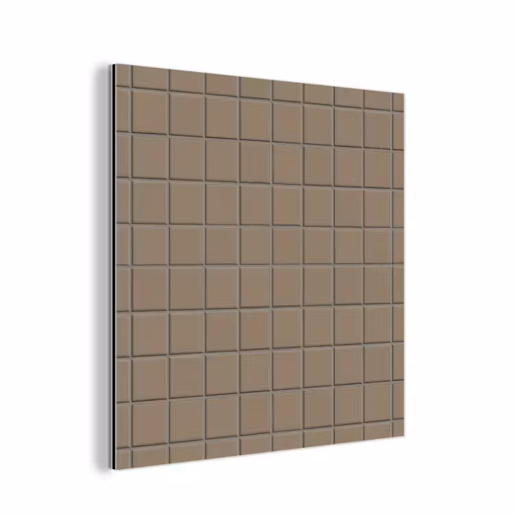 Tegel - Patroon - Taupe aluminium wit klein 46 -3d
