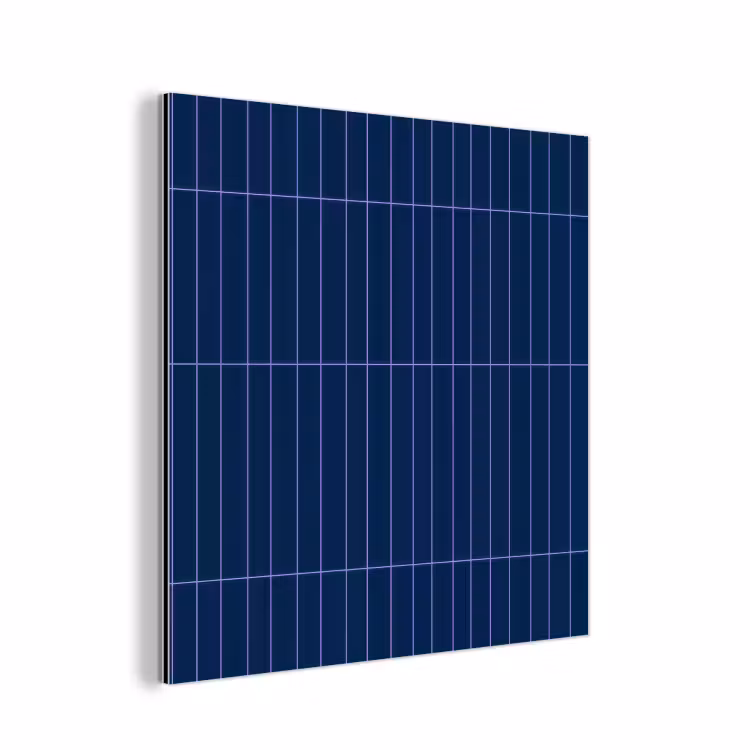 Tegels - Langwerpig - Blauw aluminium wit klein 46 -3d