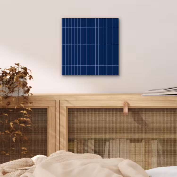 Tegels - Langwerpig - Blauw aluminium wit klein 46 -sfeer3