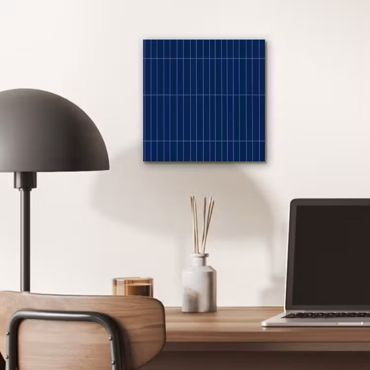 Tegels - Langwerpig - Blauw aluminium wit klein 46 -sfeer5