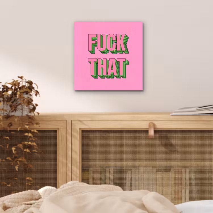 Tekst - Bold - Roze aluminium wit klein -sfeer3