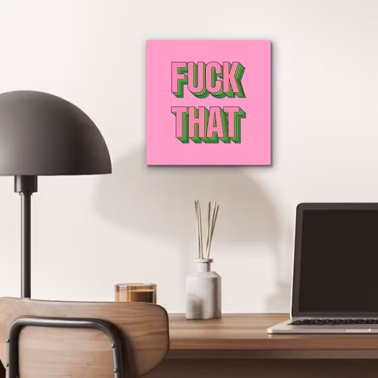Tekst - Bold - Roze aluminium wit klein -sfeer5