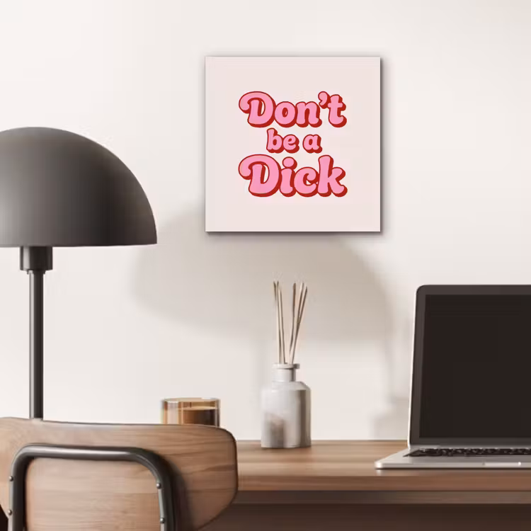 Tekst - Boodschap - Roze aluminium wit klein -sfeer5
