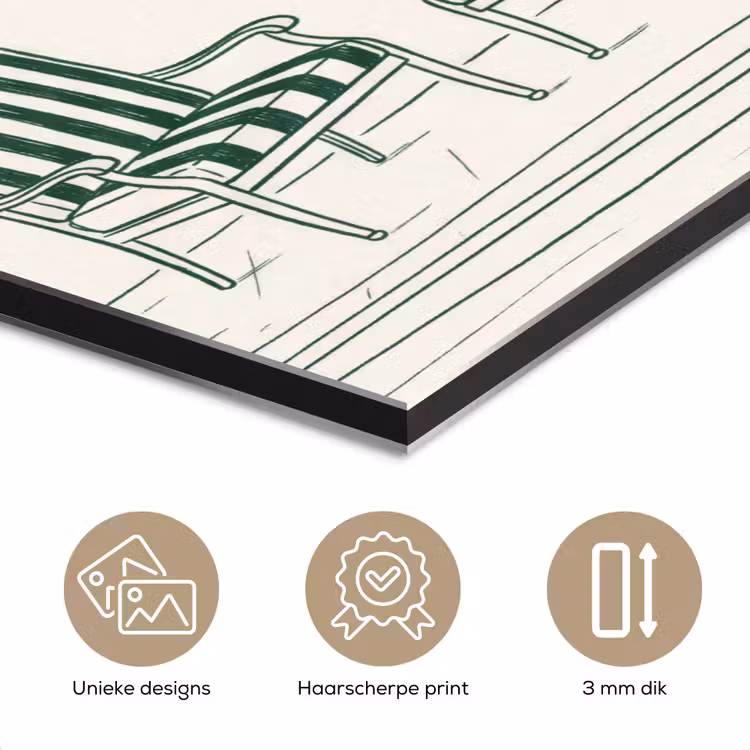 Terras - Illustratie - Groen aluminium wit klein -closeup_NL