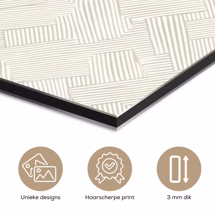 Textuur - Abstract - Beige aluminium wit klein 46 -closeup_NL