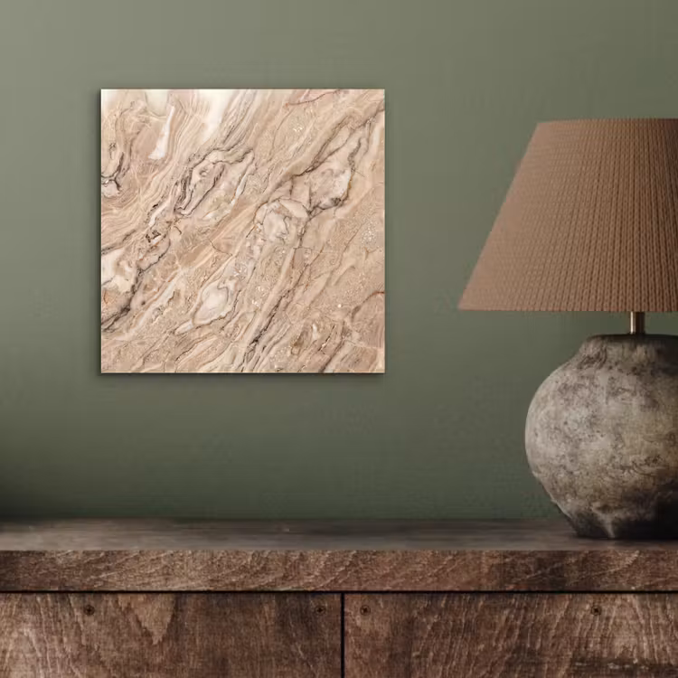 Textuur - Aders - Abstract - Modern - Beige aluminium wit klein -sfeer2