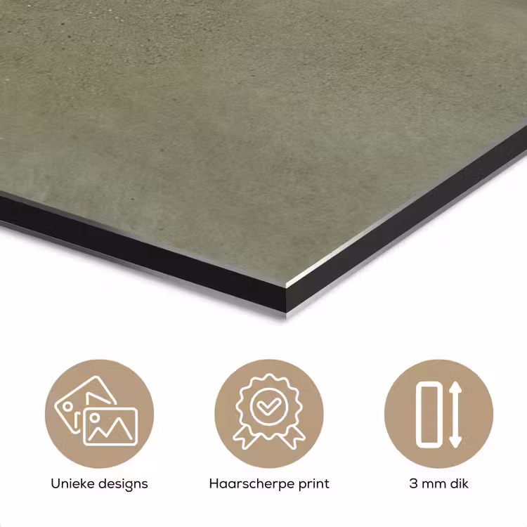 Textuur - Betonlook - Achtergrond - Modern - Groen aluminium wit klein -closeup_NL