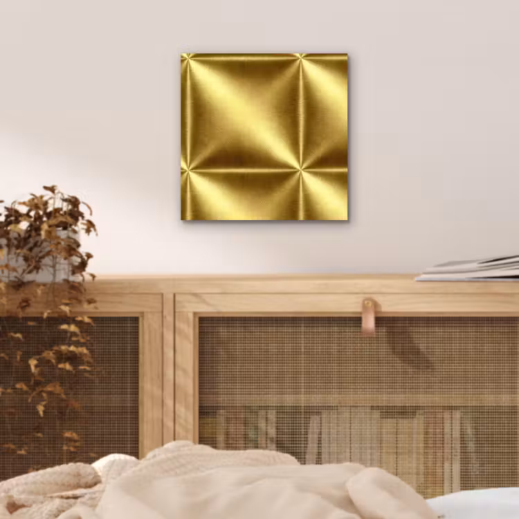 Textuur - Geborsteld Goud - Industrieel - Metallic aluminium wit klein 46 -sfeer3