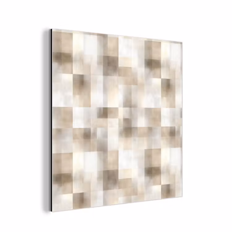 Textuur - Linnen - Beige aluminium wit klein 46 -3d