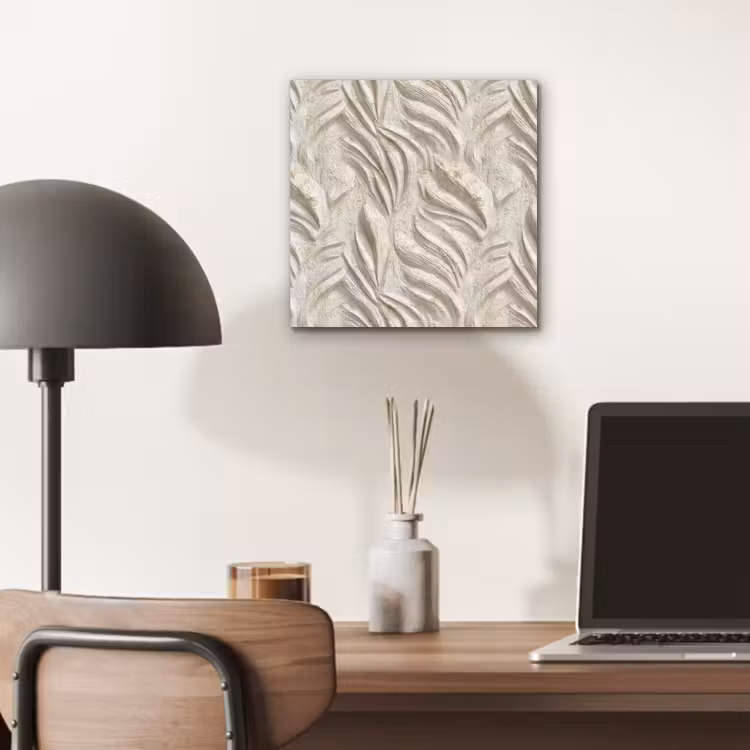 Textuur - Reliëf - Beige aluminium wit klein 46 -sfeer5