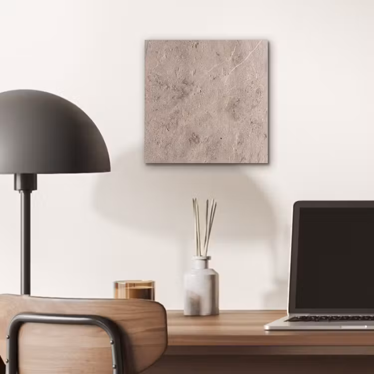 Textuur - Steen - Patroon - Rustiek - Beige aluminium wit klein -sfeer5