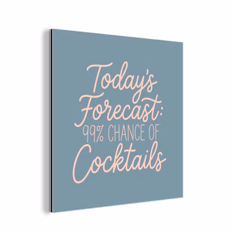 Today's Forecast - Cocktails - Blauw aluminium wit klein -3d