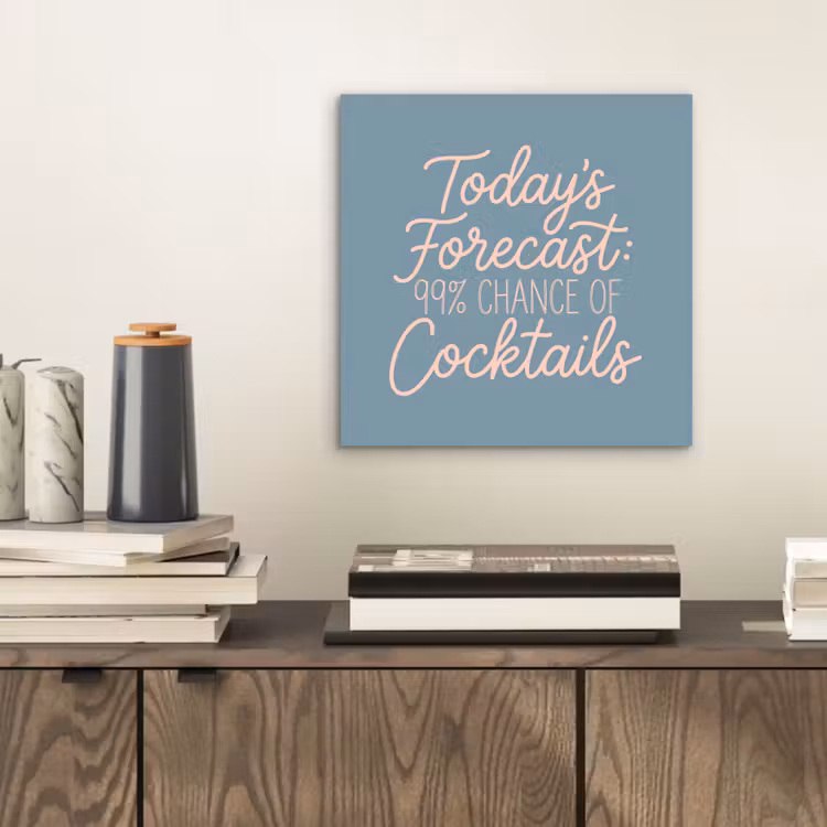 Today's Forecast - Cocktails - Blauw aluminium wit klein -sfeer1