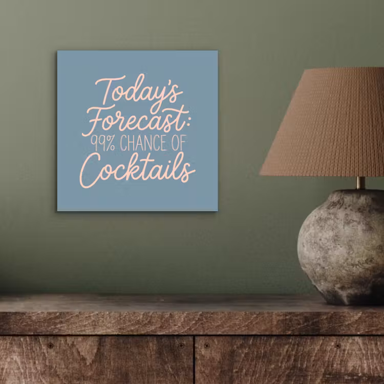 Today's Forecast - Cocktails - Blauw aluminium wit klein -sfeer2