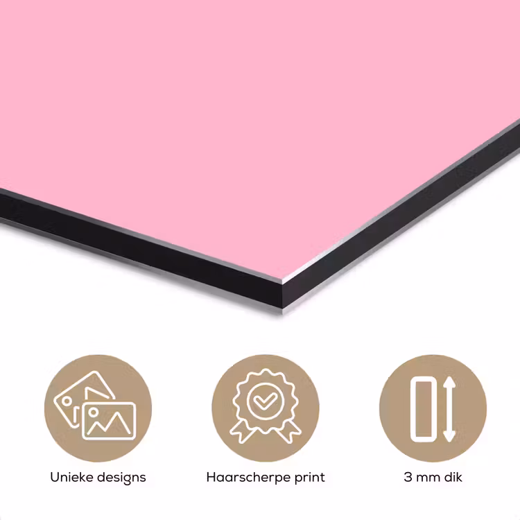 Toedeloe - Roze - Minimalistisch aluminium wit klein -closeup_NL