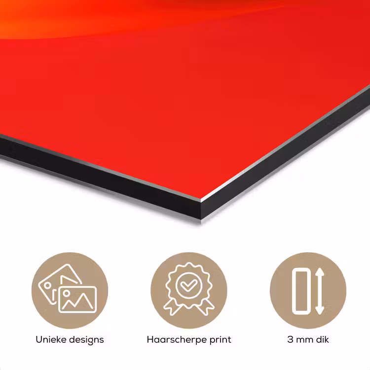 Tomaat - Rood - Hart aluminium wit klein -closeup_NL
