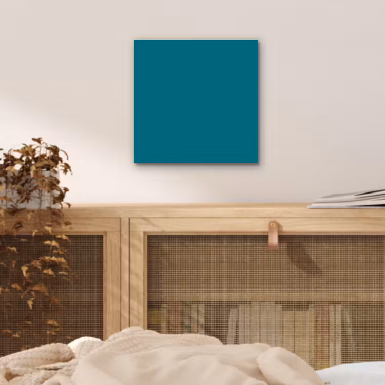 Tropical - Peacock - Blauw aluminium wit klein 46 -sfeer3