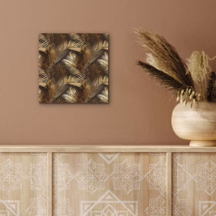 Tropisch - Bladeren - Goud aluminium wit klein 46 -sfeer4