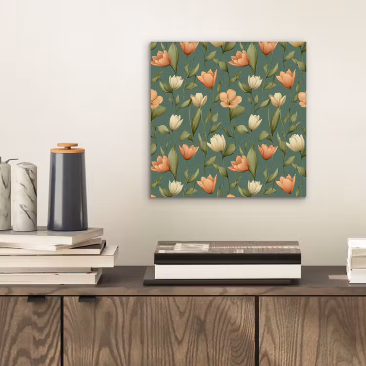 Tulpen - Botanisch - Groen aluminium wit klein 46 -sfeer1