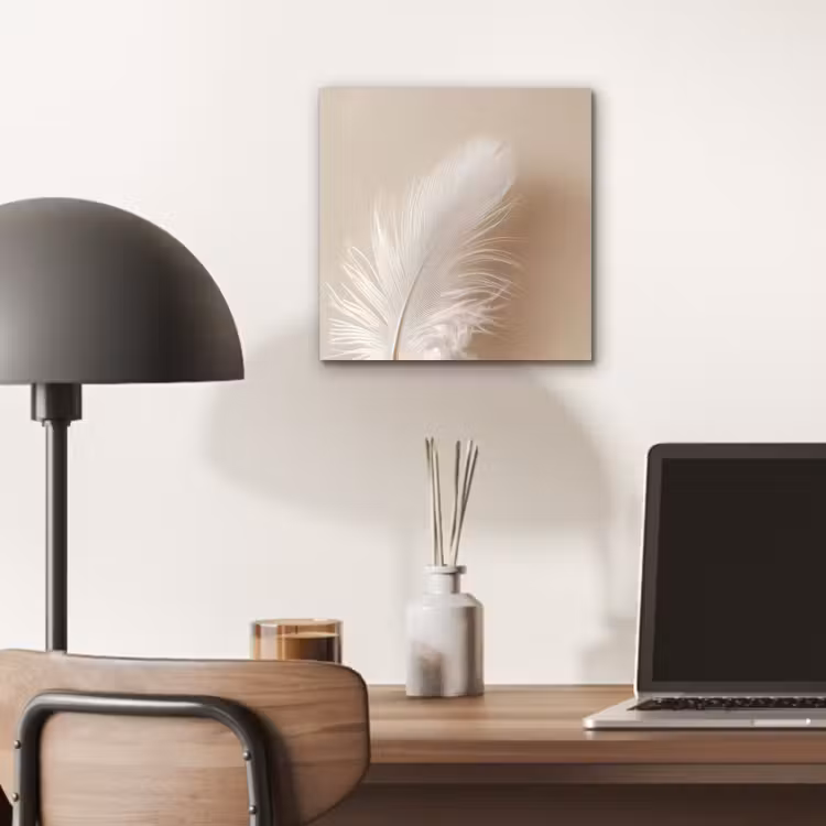 Veer - Minimalistisch - Roze aluminium wit klein -sfeer5