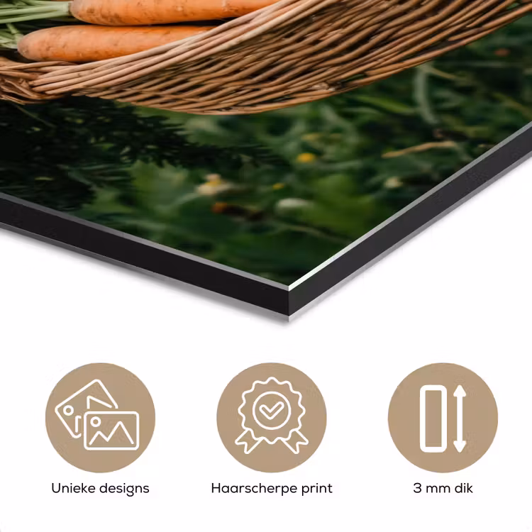 Veld - Groenten - Biologisch - Oogst aluminium wit klein -closeup_NL