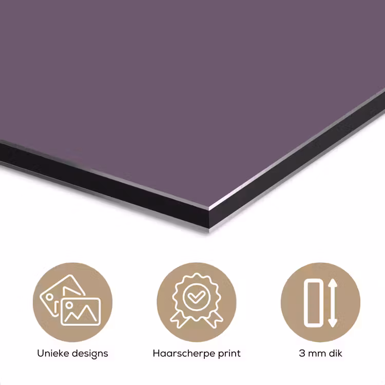 Velvet - Aubergine - Paars aluminium wit klein 46 -closeup_NL