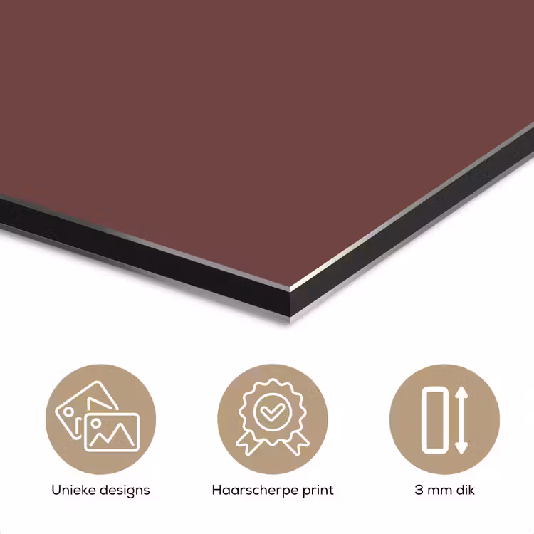 Velvet - Merlot - Rood aluminium wit klein 46 -closeup_NL