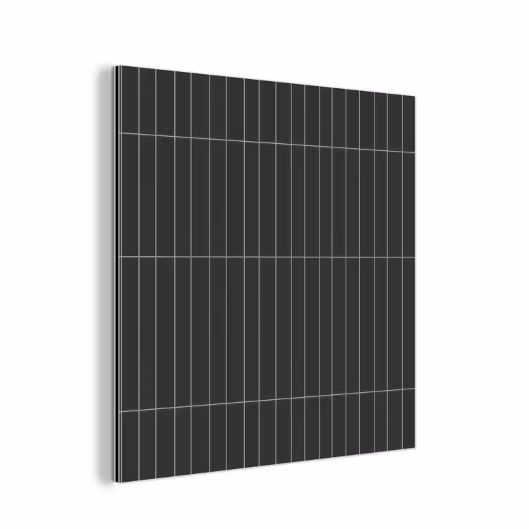 Verticaal - Wandtegel - Donkergrijs aluminium wit klein 46 -3d