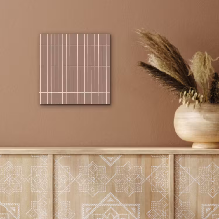 Verticaal - Wandtegel - Terracotta aluminium wit klein 46 -sfeer4