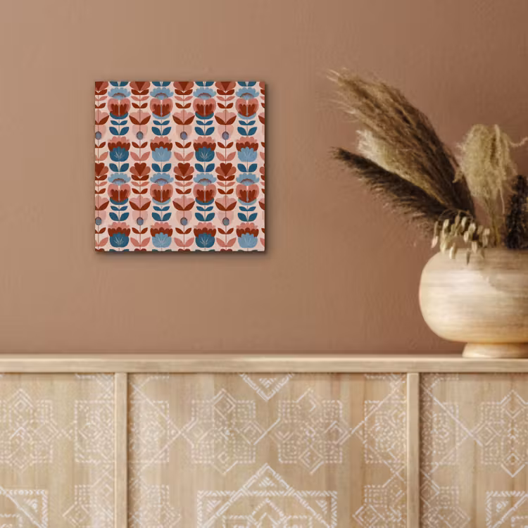 Vintage - Motief - Kleurrijk aluminium wit klein 46 -sfeer4