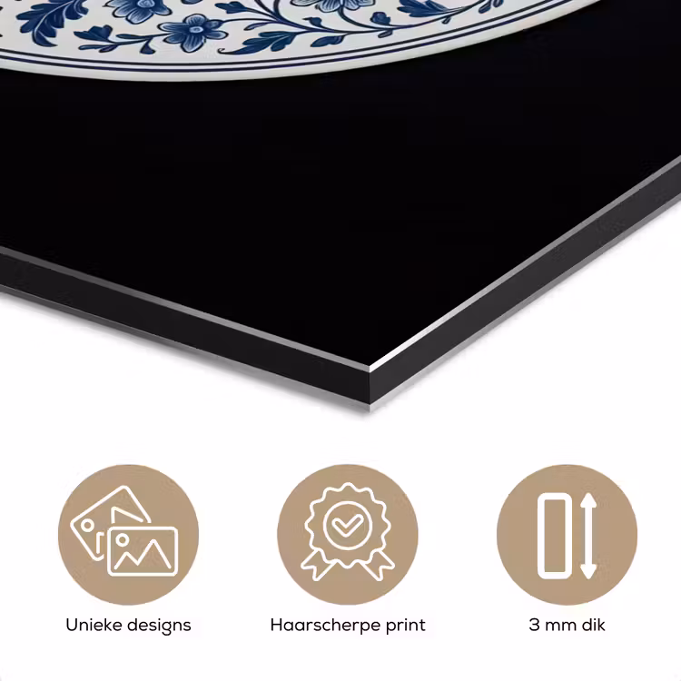 Vinyl - LP - Delfts Blauw - Muziek aluminium wit klein -closeup_NL