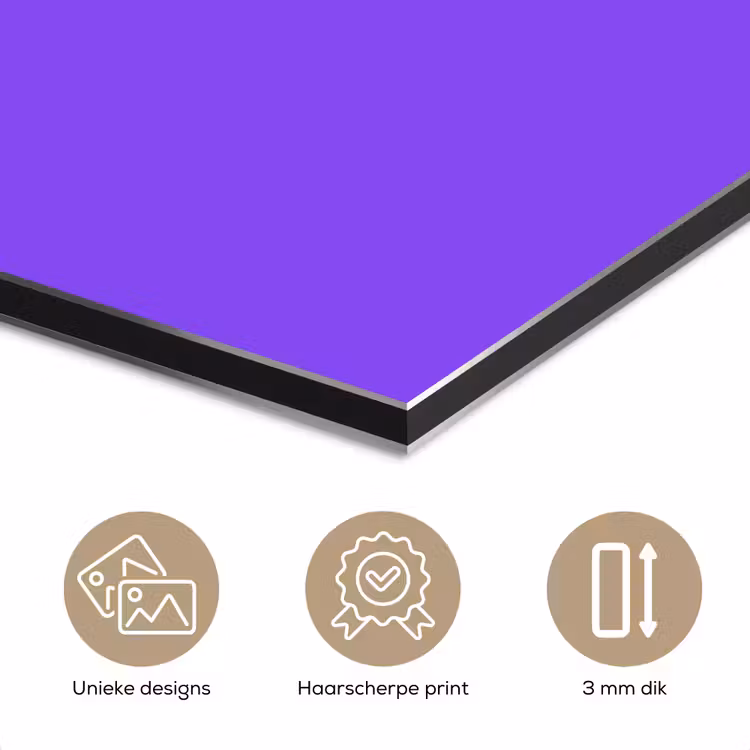 Vivid - Violet - Paars aluminium wit klein 46 -closeup_NL