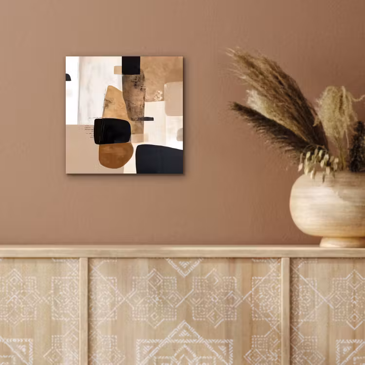 Vlakken - Abstract - Zwart - Strepen aluminium wit klein -sfeer4