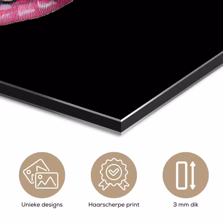 Vlinder - Roze - Nachtvlinder aluminium wit klein -closeup_NL