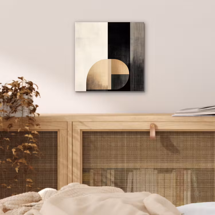 Vormen - Modern - Zwart aluminium wit klein -sfeer3