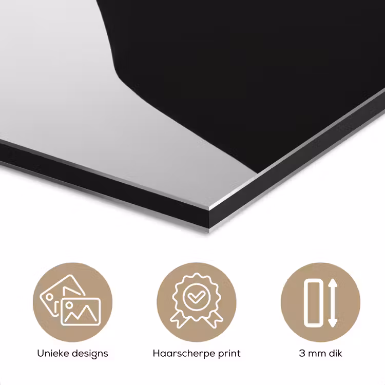 Vrouw - Champagne - Modern aluminium wit klein -closeup_NL