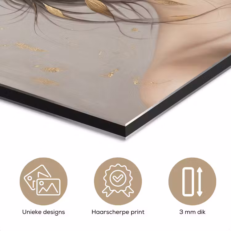 Vrouw - Pioenroos - Wit aluminium wit klein -closeup_NL