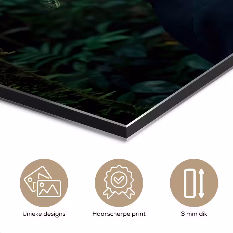 Vrouw - Slang - Natuur - Mystiek - Groen aluminium wit klein -closeup_NL