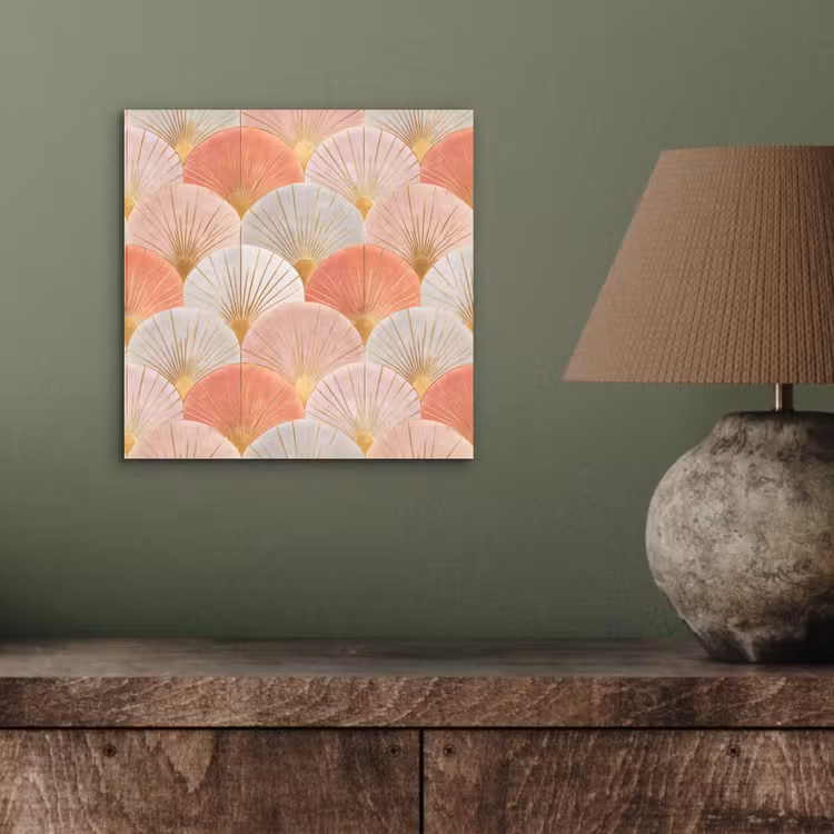 Waaiers - Goud - Roze aluminium wit klein 46 -sfeer2
