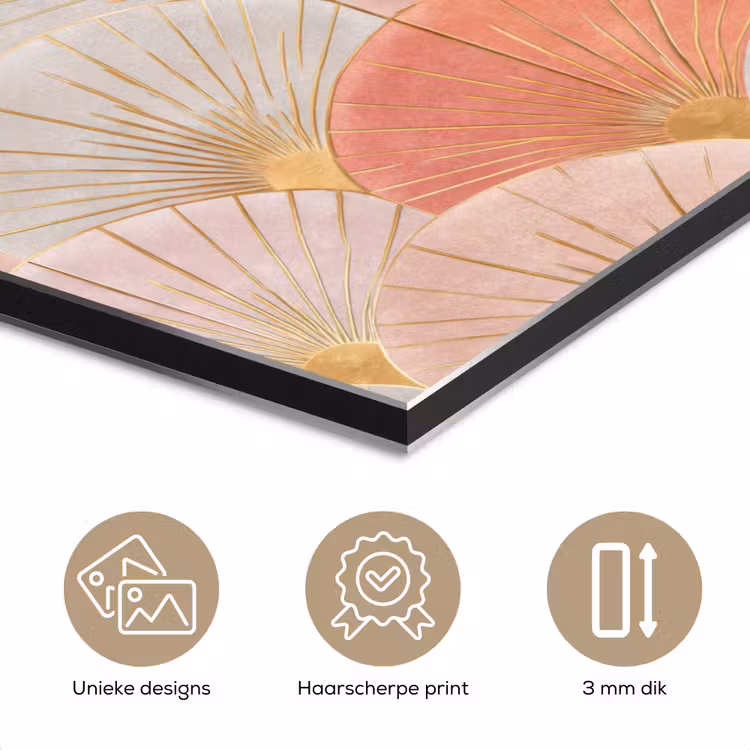 Waaiers - Goud - Roze aluminium wit klein 46 -closeup_NL