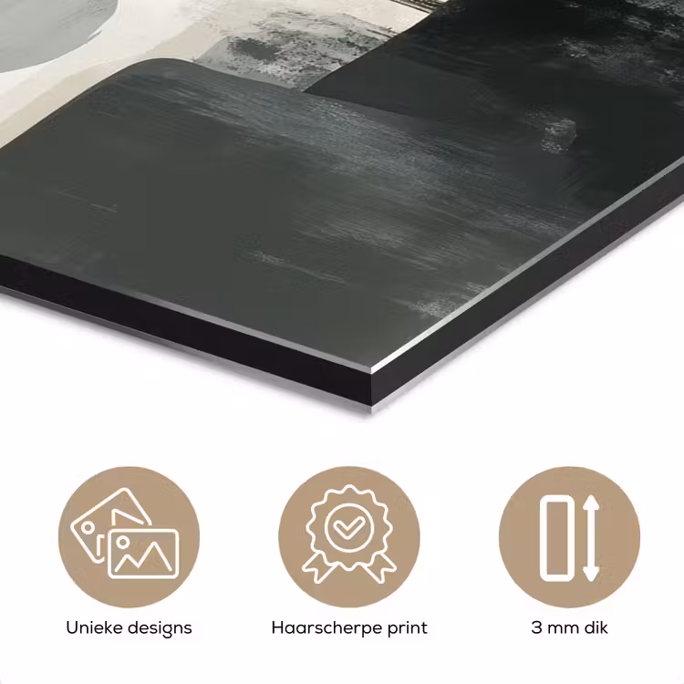 Wabi sabi - Beige - Plant aluminium wit klein -closeup_NL