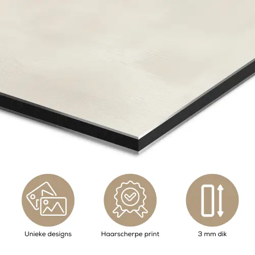 Wabi sabi - Plant - Beige aluminium wit klein -closeup_NL