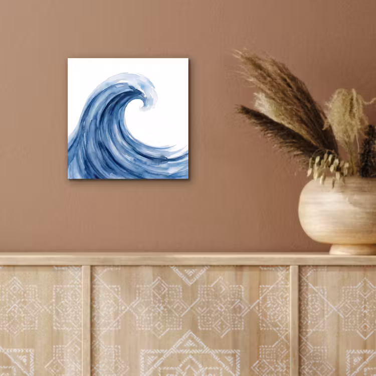 Water - Beweging - Natuur - Modern - Blauw aluminium wit klein -sfeer4