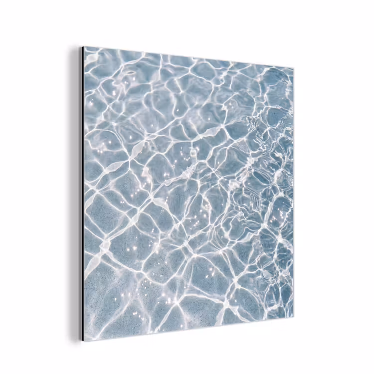 Water - Reflectie - Zonlicht aluminium wit klein -3d